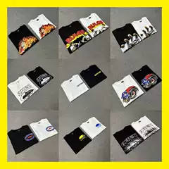 Corteiz Alcatraz T-Shirt Letter San Pablo Limited Edition Casual Loose Short Sleeve T-Shirt Trendy Tee for Cross-Border Trade