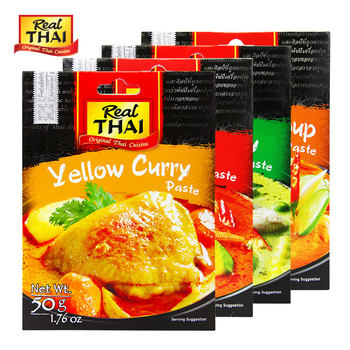 Thai Riltai Yellow Curry Sauce Dongyangong Soup Sauce Seasoning Seafood Fish Shrimp Crab Chicken Thai Condiment Coconut milk