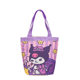 Cute illustration bucket portable Korean style girl heart mummy lunch bag work small handbag children's graffiti canvas bag