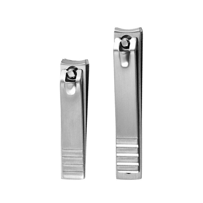 Large Stainless Steel Nail Clipper with Flat Mouth and Nail File for Home Use, Portable Personal Adult Nail Clipper Tool