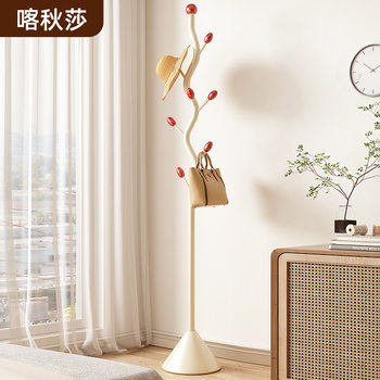 Hanger Floor Bedroom Household Coat Rack Wholesale Vertical Hanger Rod Light Luxury Cream Style Floor Hanger