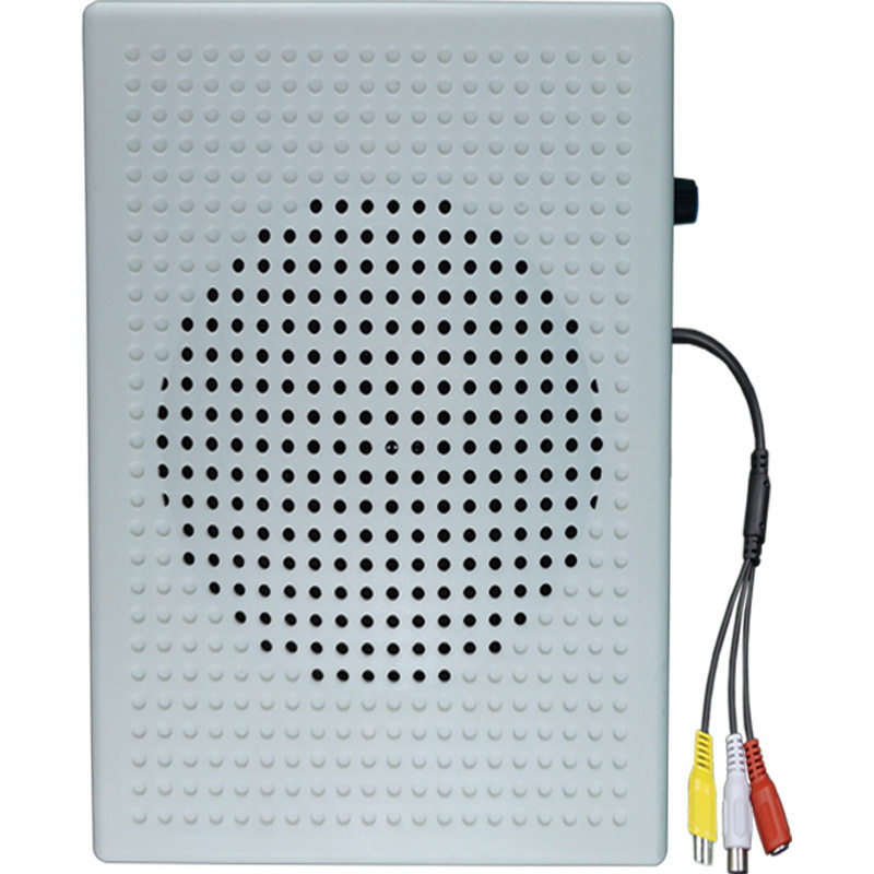 Active built-in power amplifier with pickup monitor intercom speaker 6WDC12V camera two-way shouting external