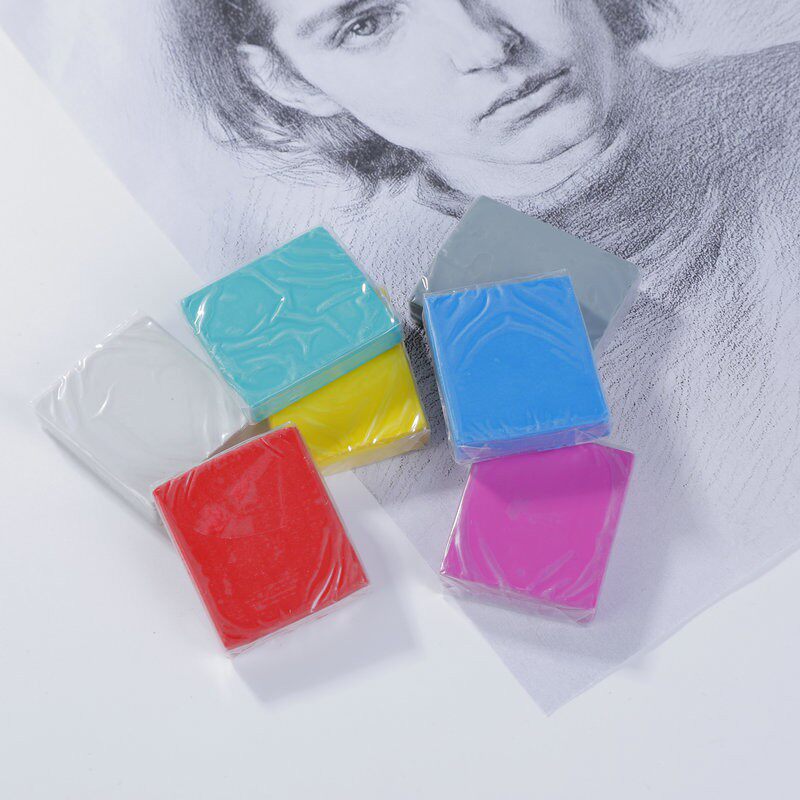 Factory direct supply plastic rubber processing sketch drawing high gloss drawable batch soft eraser