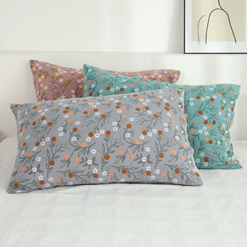Pair of Pillowcase Single Cotton Large 52X78cm Cotton Thickened Breathable Pillowcase Single European Style Couple