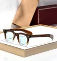Coffee white transparent frame light blue film