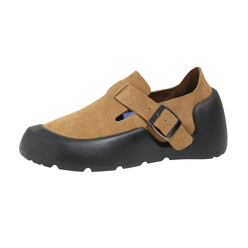 Thick-soled casual Birkenstock shoes, comfortable shoes for women, lazy shoes