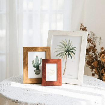 Simple Wooden Picture Frame Wholesale Decoration 5-Inch 7-Inch 8inch 10inch Photo Frame Display Entryway Gift DIY Picture Frame