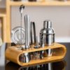 Cross-Border Bartending Tools Shaker 10-Piece Set Stainless Steel Shaker Cup Mixing Cup Bartending Set Bar Supplies