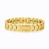 Cross-Border Hot-Selling Small Crocodile Titanium Steel Bracelet for Men, Light Luxury, High-End Feel, 18K Gold Adjustable Stainless Steel Magnetic Bracelet