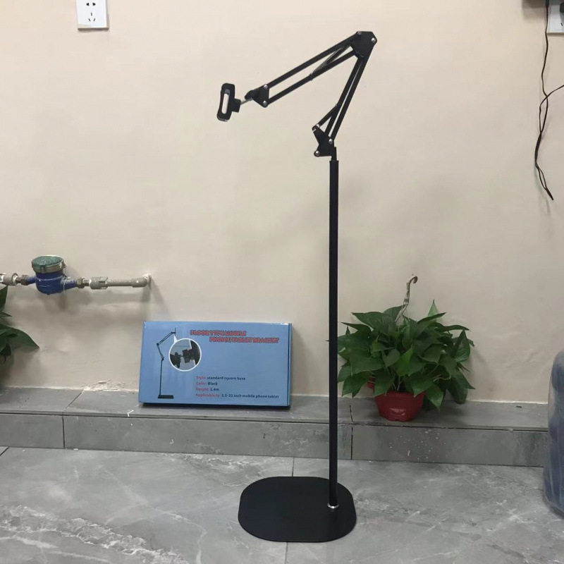 大きな四角いベース - カンチレバー - 高さ 135 - ブラック - (携帯電話タブレット ホルダー 11inch 個)