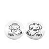 Cross-border comic exhibition cute 30 can be set box packaging titanium steel decision coin gift double-sided lettering commemorative wholesale