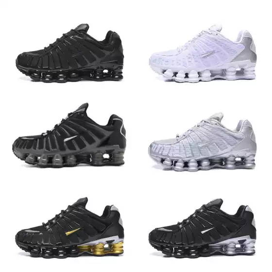New Shox Tl Export Air Cushion Shoes Cross-Border Export Men's Shoes Women's Shoes Large Size 13-Column Sports Shoes
