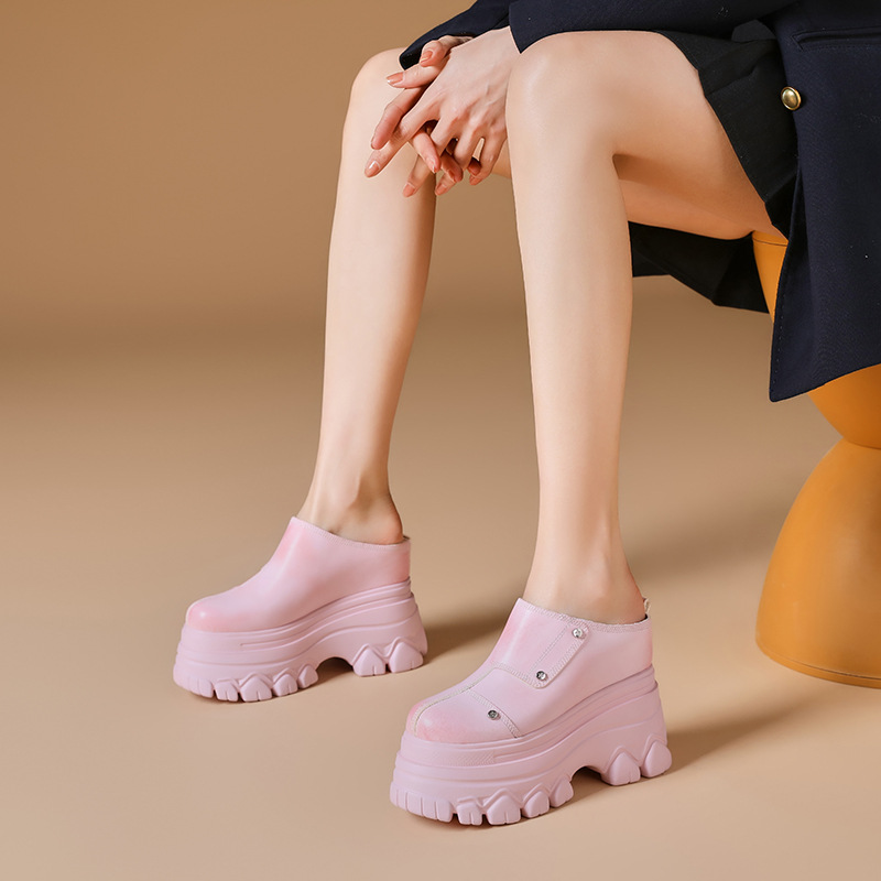 Giày Dép Lê Nữ Cao 12cm Tăng Chiều Cao Đế Cao Hàng Mùa Hè