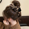 Autumn and Winter Bow Ball Head Clip for Women, High-End 2025 New Hair Clip, Shark Clip Headwear on the Back of the Head