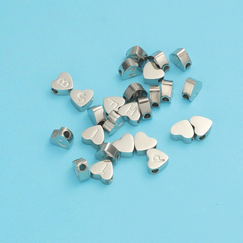 European and American Hot-Selling Corrosion English Letter Love Pendant Necklace Stainless Steel Trendy Versatile Couple Clavicle Chain