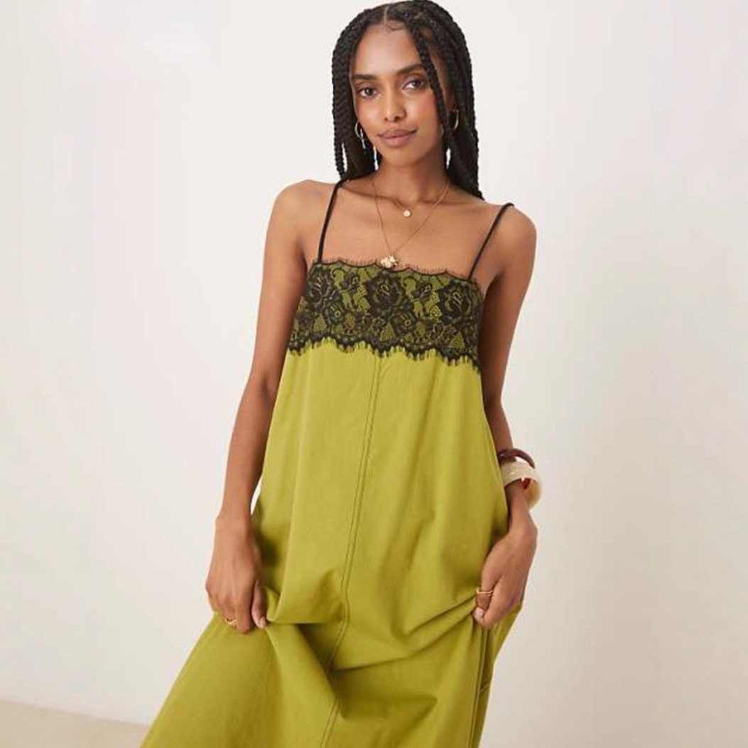 Elegant Sleeveless Lace Trim Dress Womens Fashion Sexy Style Autumn Winter Collection Wholesale Available