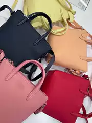 Short-Handle Small French Crocodile Tote Bag, Shoulder Handbag, Dumpling Bag, Phone Bag, Mini Crossbody Women's Bag with Patchwork Design