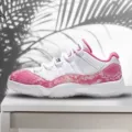 Aj11-low top pink snake