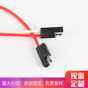 Power cord manufacturers supply automotive connector plug automotive battery connecting line single crystal solar panel line