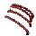 Производители оптом продают натуральную плитку southwest red beads, круглые бусины, браслеты из плоти и крови огненно-красного цвета, разбросанные аксессуары diy mini 4