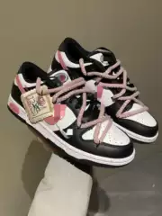 Putian Pure Original Dunk Deconstructed Shoelace Panda Prank Low-Top Campus Unisex Sports Couple Sneakers Cross-Border