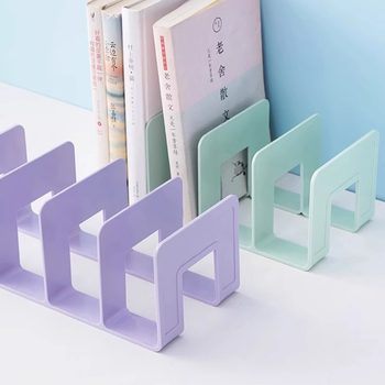 Transparent Acrylic Book File Book Rack Desktop Book Storage Artifact Partition Board Book Desk Storage Rack Book Holder