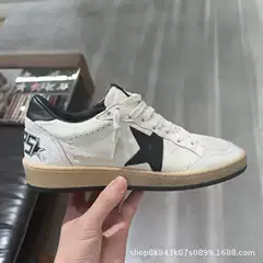 2025Gg Versatile Ballstar Red, Green, Black and Silver Tail Star Distressed Dirty Shoes for Women and Men Casual Sports Sneakers