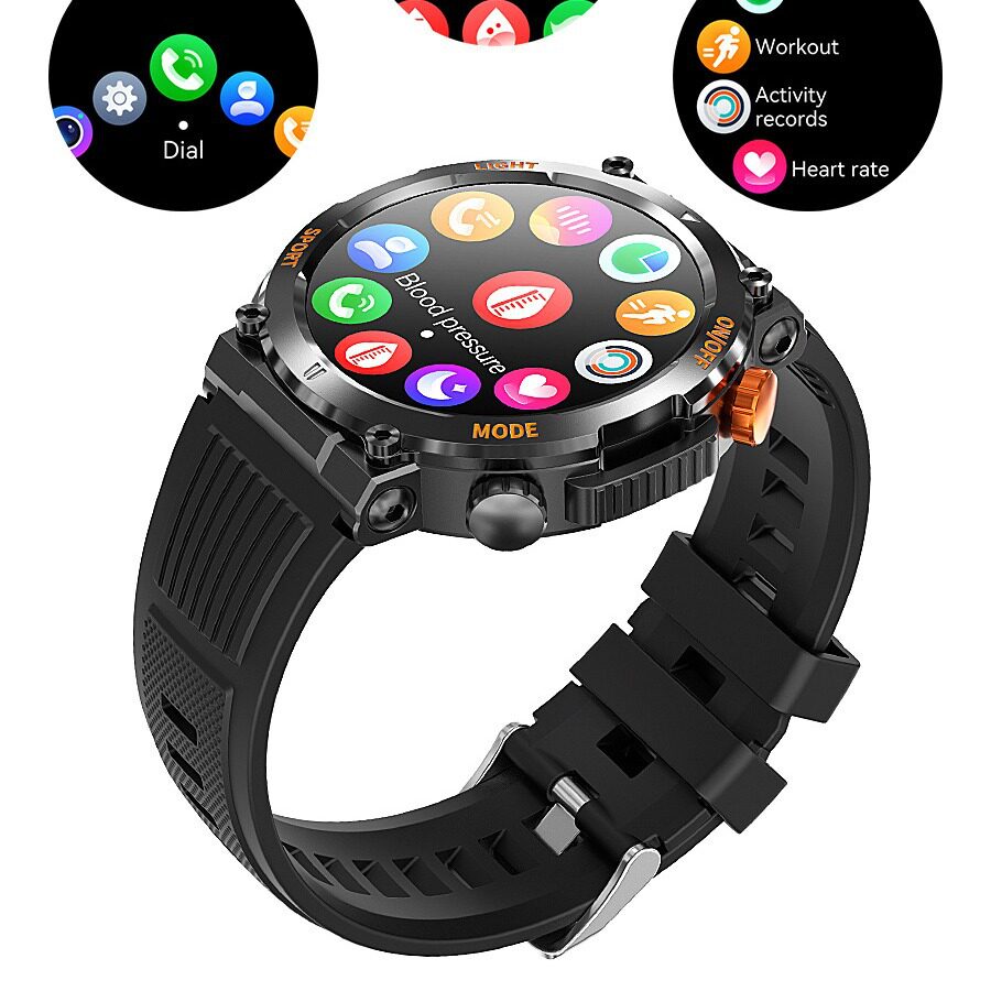 Latest Hot-Selling Smart Watch Ht17 Sports Outdoor Men's Waterproof Smart Watch Bluetooth Reminder Multi-Function