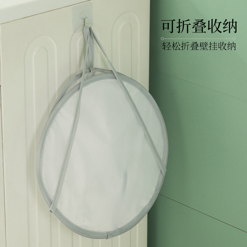 Dirty Clothes Basket Dirty Clothes Storage Basket Wall Hanging Foldable Dirty Clothes Basket Bathroom Bath Clean Clothes Storage Basket