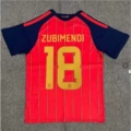 2026 spain home jersey - one star, number 18