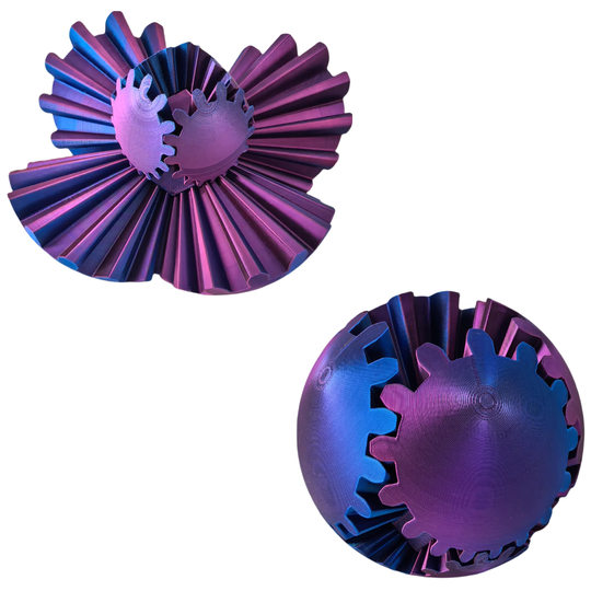 3d打印玩具解压球模型跨境爆款创意旋转齿轮球热销摆摊摆件