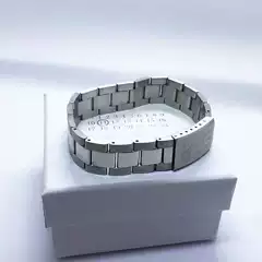 Pyc 20Ss Classic Digital Logo Watch Strap Bracelet Ins Show Style Minimalist Style Watch Chain Titanium Steel Bracelet for Men and Women
