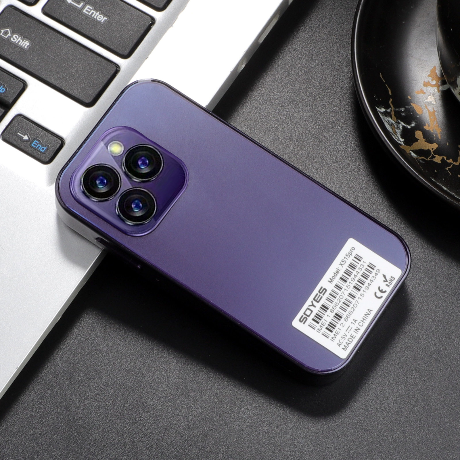 跨境热卖3G安卓soyes索野XS15pro智能小手机 四核迷你卡片机3.0寸