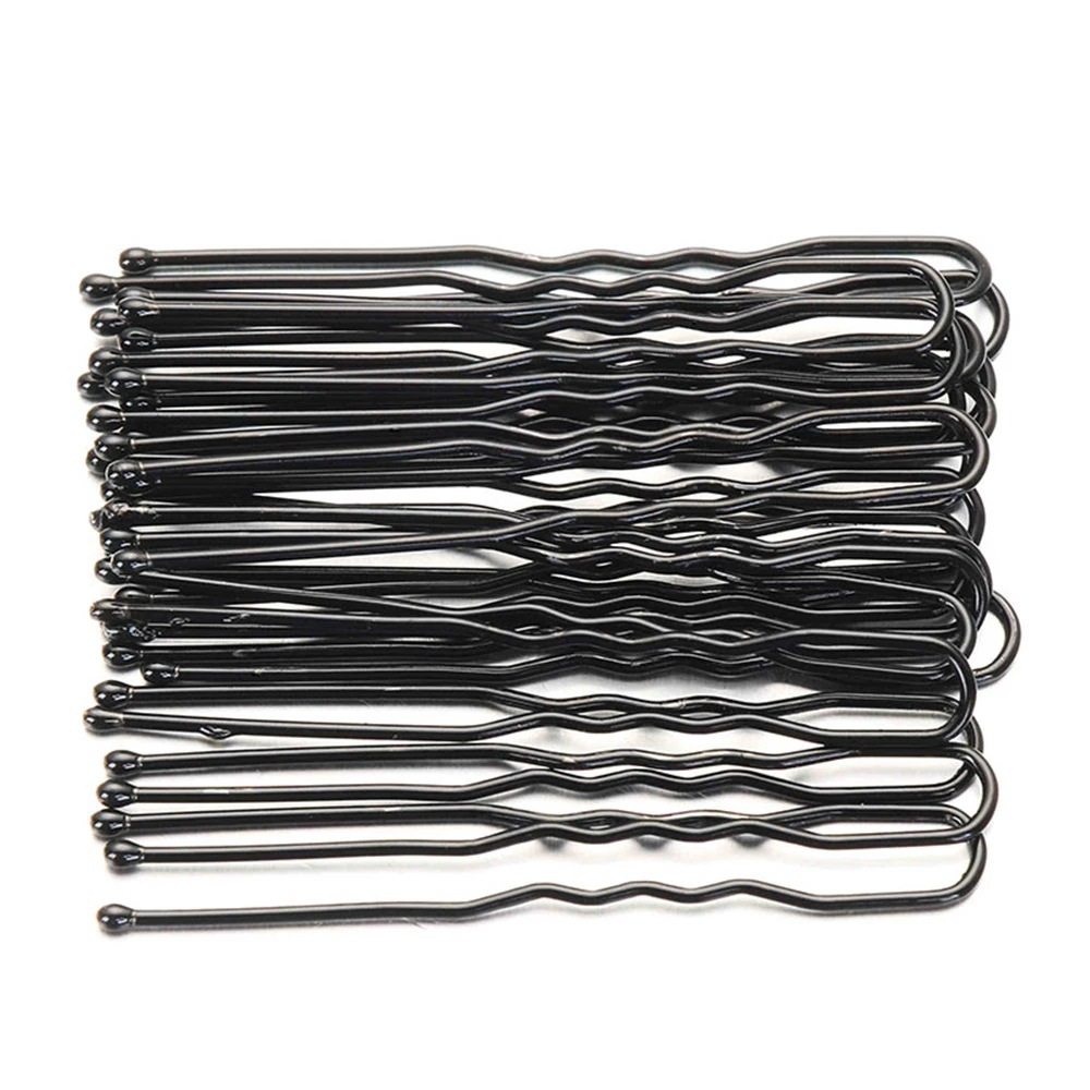 Wholesale studio black ball head hair fixing U-shaped clip pin hair fork adult hair clip bold U-shaped clip