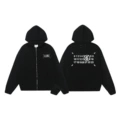 985 black zipper sweatshirt
