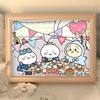 New Chiikawa Happy Birthday Table Children's Cute Cartoon Photo Frames Room Ornaments for Friends Gifts