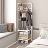 Simple Clothes Hanger Corner Coat Rack Bedroom Floor-Standing Storage Corner Clothes Hanger Indoor Home Stacking Rack Factory Wholesale