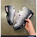 Style 95 -- Gray/Light Pink Swoosh