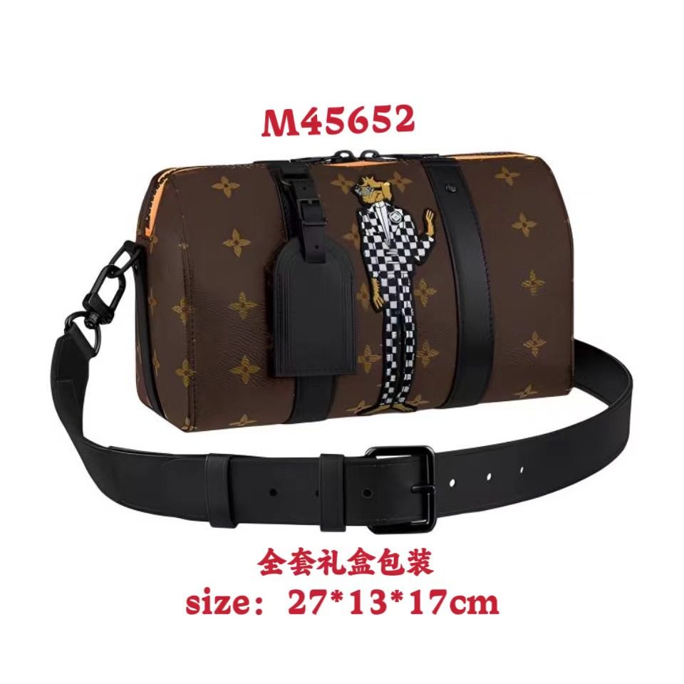 2025 New Men's Pillow Bag Keepall Versatile Men's Bag Trendyy Street Shoulder Bag Handbag Crossbody Bag