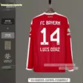2627 Bayern home long-sleeve jersey number 14 star player
