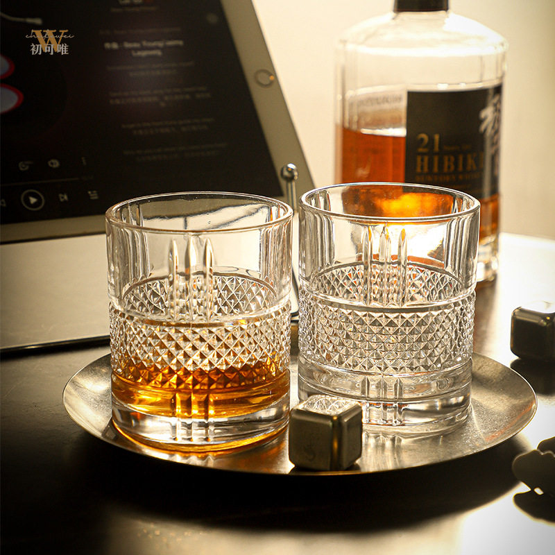 High-End Whiskey Glass Set Bar Ktv Classical Spirits Wine Glass Home Glass Beer Cup