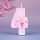 Трансграничная креативная цифровая свеча new girl pink bow cute с розовым бантом, торт на день рождения 0-9 лет, оптовая продажа Amazon mini 5