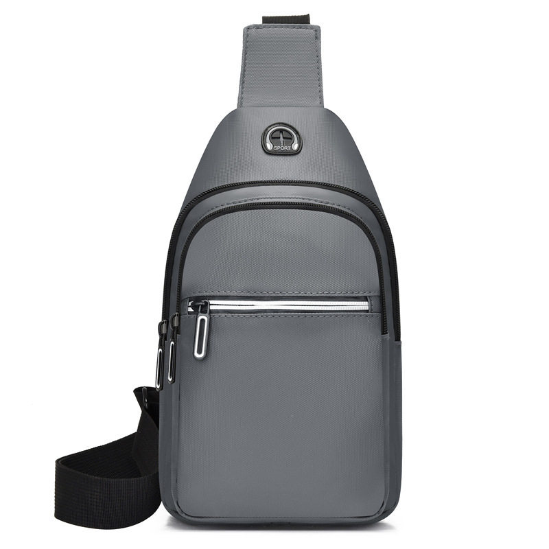 Men's Chest Bag Oxford Cloth Crossbody Bag Men's Shoulder Bag Backpack Sports Waist Bag Men's Patchwork Design Chest Bag