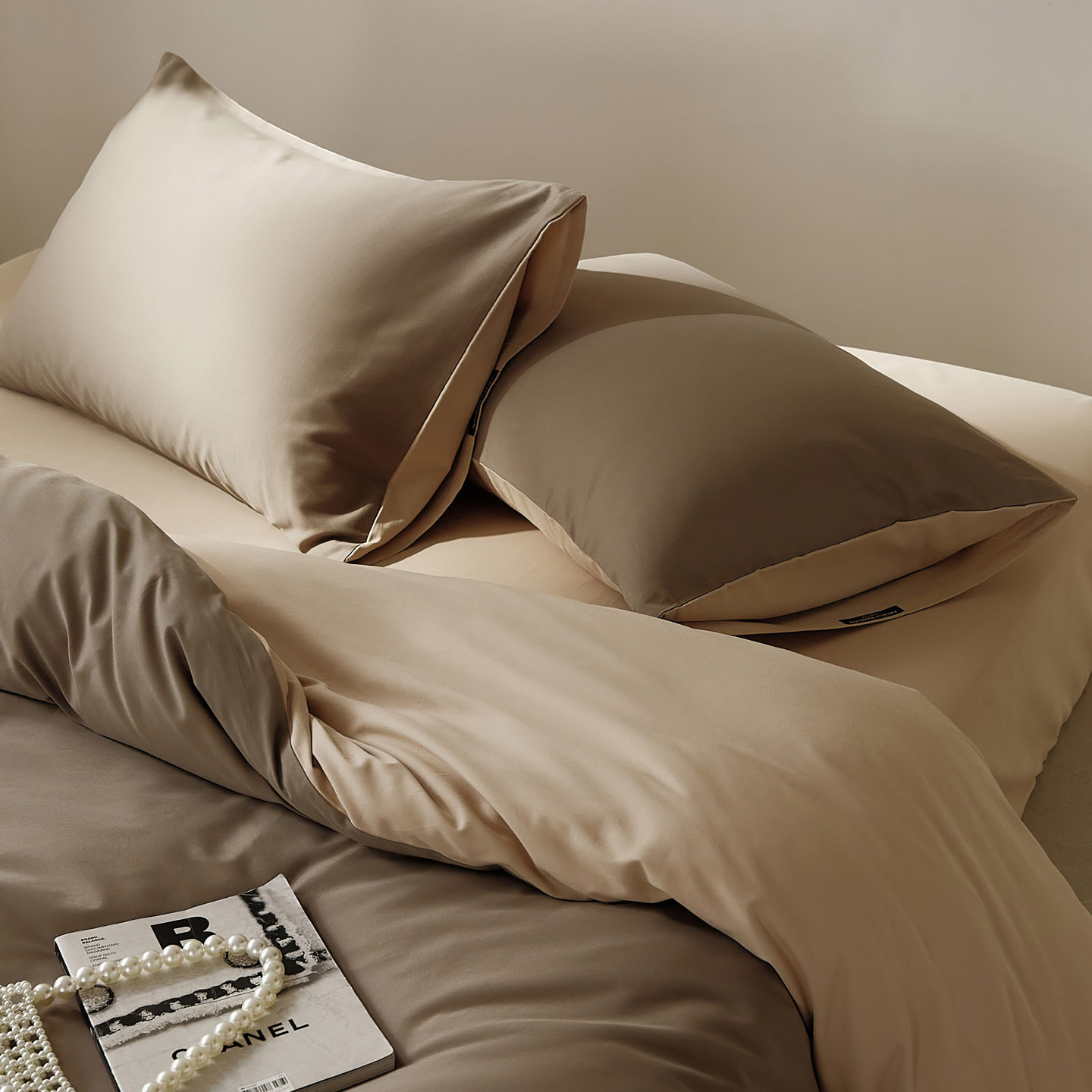 100S Xinjiang Long-Staple Cotton Thickeneded Brushed Four-Piece Set Simple Pure Cotton Quilt Cover Pure Cotton Bed Sheetss and Fitted Bed Sheetss Bedding