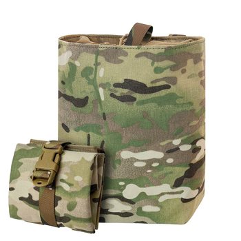 Uniontac Tactical Foldableing Recycling Bag Field Military Fan Magazine Storage Bag Waist Hanging Sundry Bag Portable Bag Camouflage