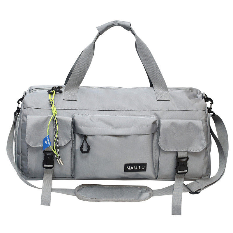 Sports Casual Large Capacity Travel Bag Men's Korean-style Harajuku Style Water-repellent Oxford Cloth Handbag Shoulder Crossbody Bag