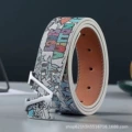 Patrick star silver buckle