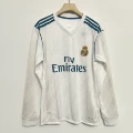 1718 white real madrid home long sleeve