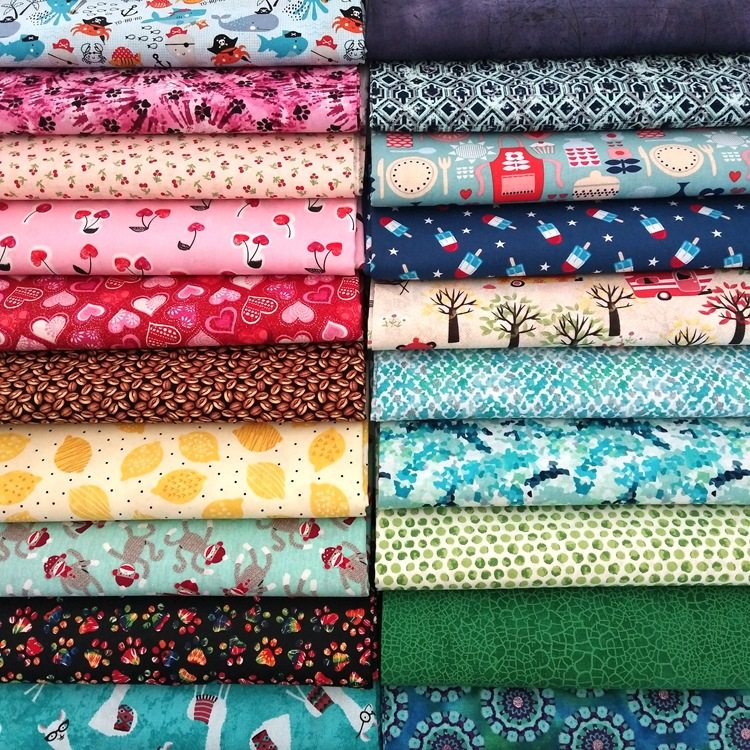 New DIY handmade cotton fabric tablecloth garment bag handmade patchwork group fabric