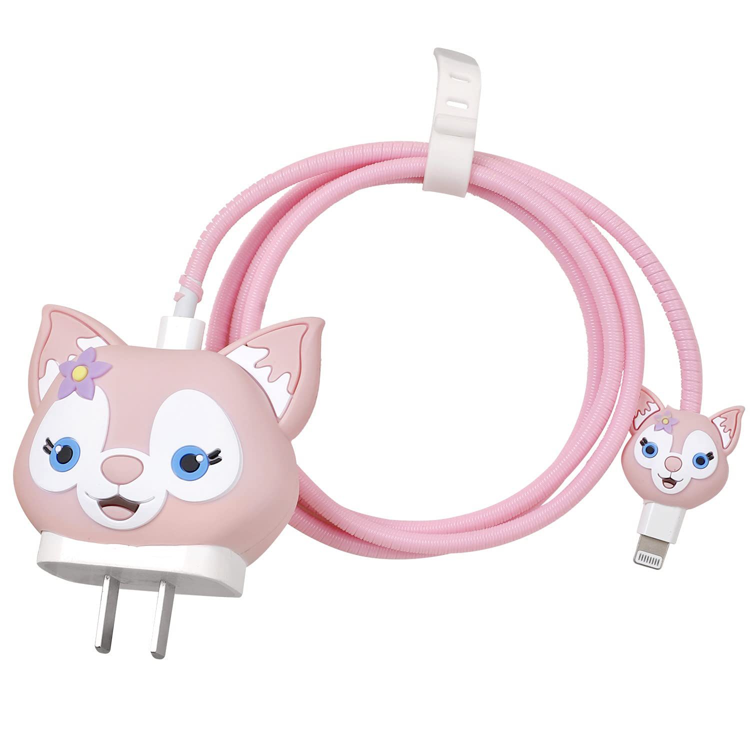 数据线保护套适用苹果充电器保护套芭芘充电头保护套充电线保护套